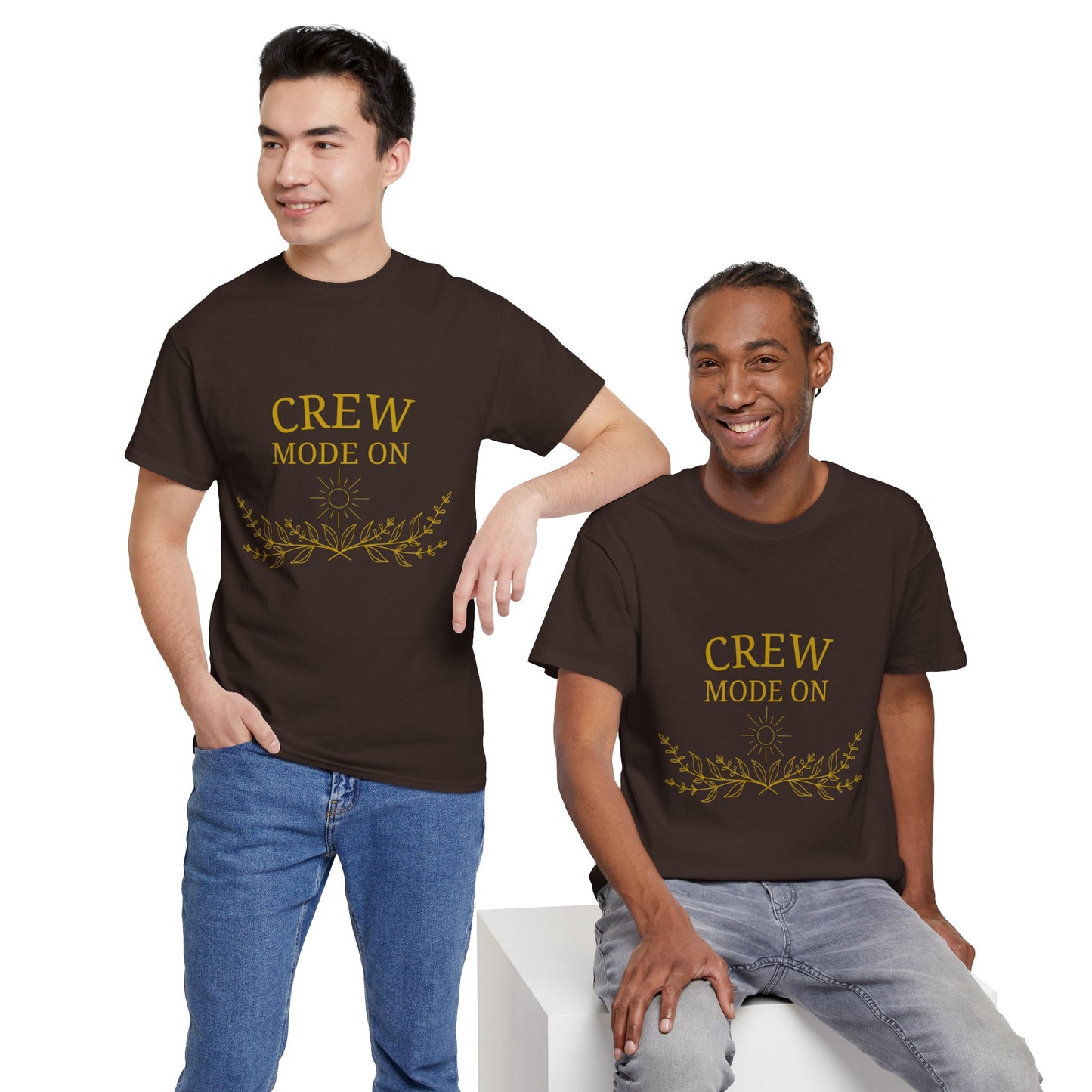 T-Shirt – Crew Mode On (Gold edition)