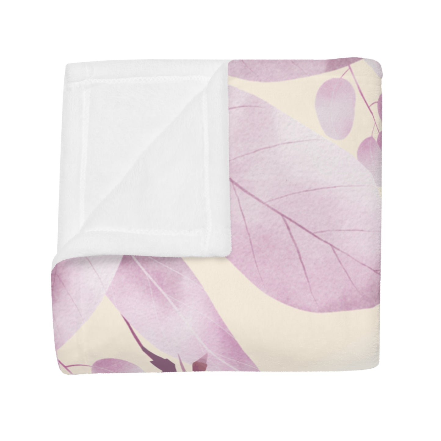 Elegante Florale Fleece Decke - sunny.side-Productions