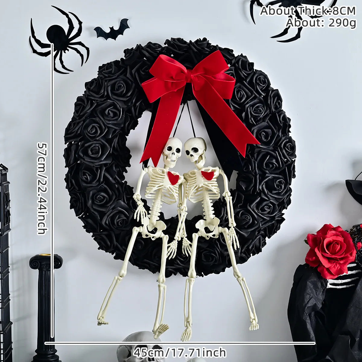 Kranz – Schaurige Türdeko