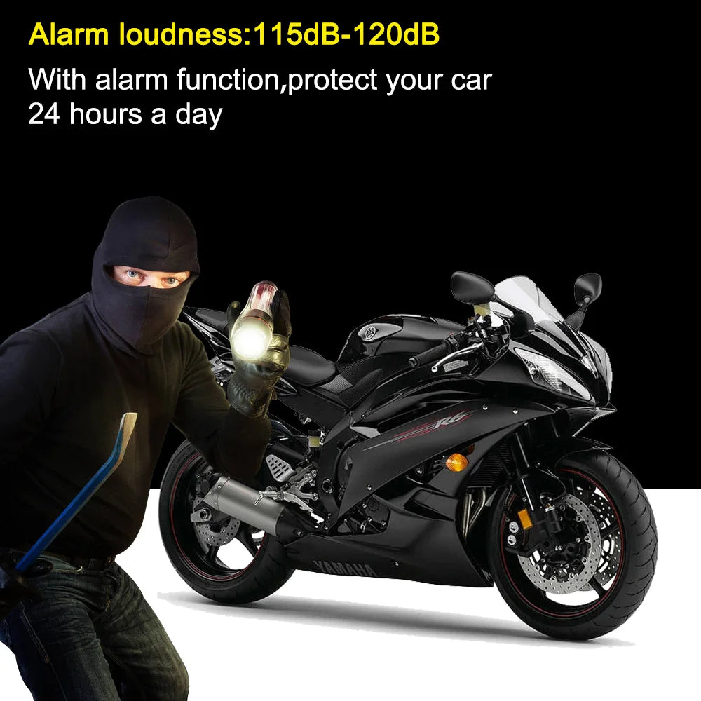 Zweirad- Alarm-System – Diebstahlschutz