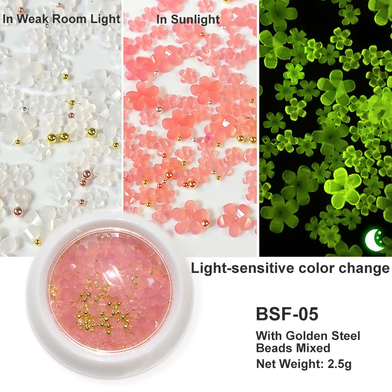 Acryl-Blumen Nail Art