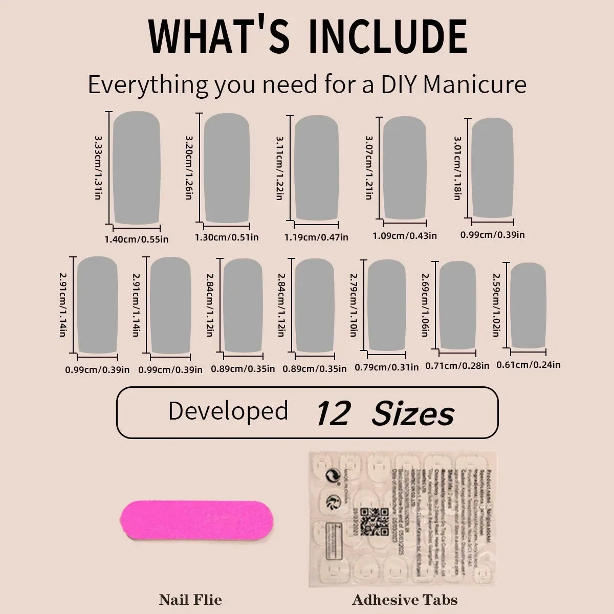 Press-On Nails – Cat Eye French