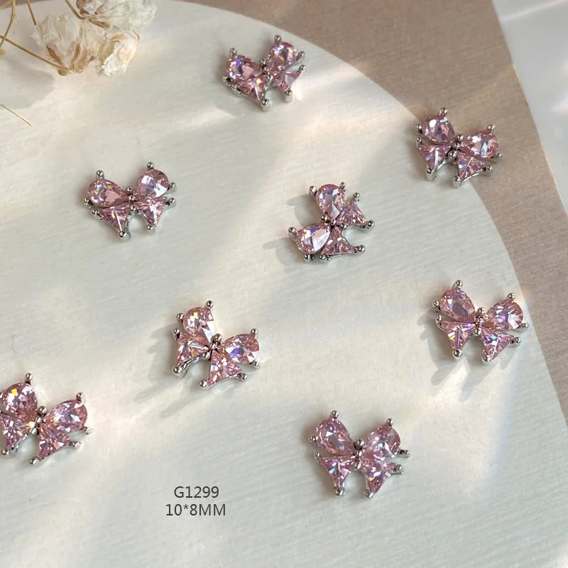 3D Nail Charms – Herz & Schmetterling