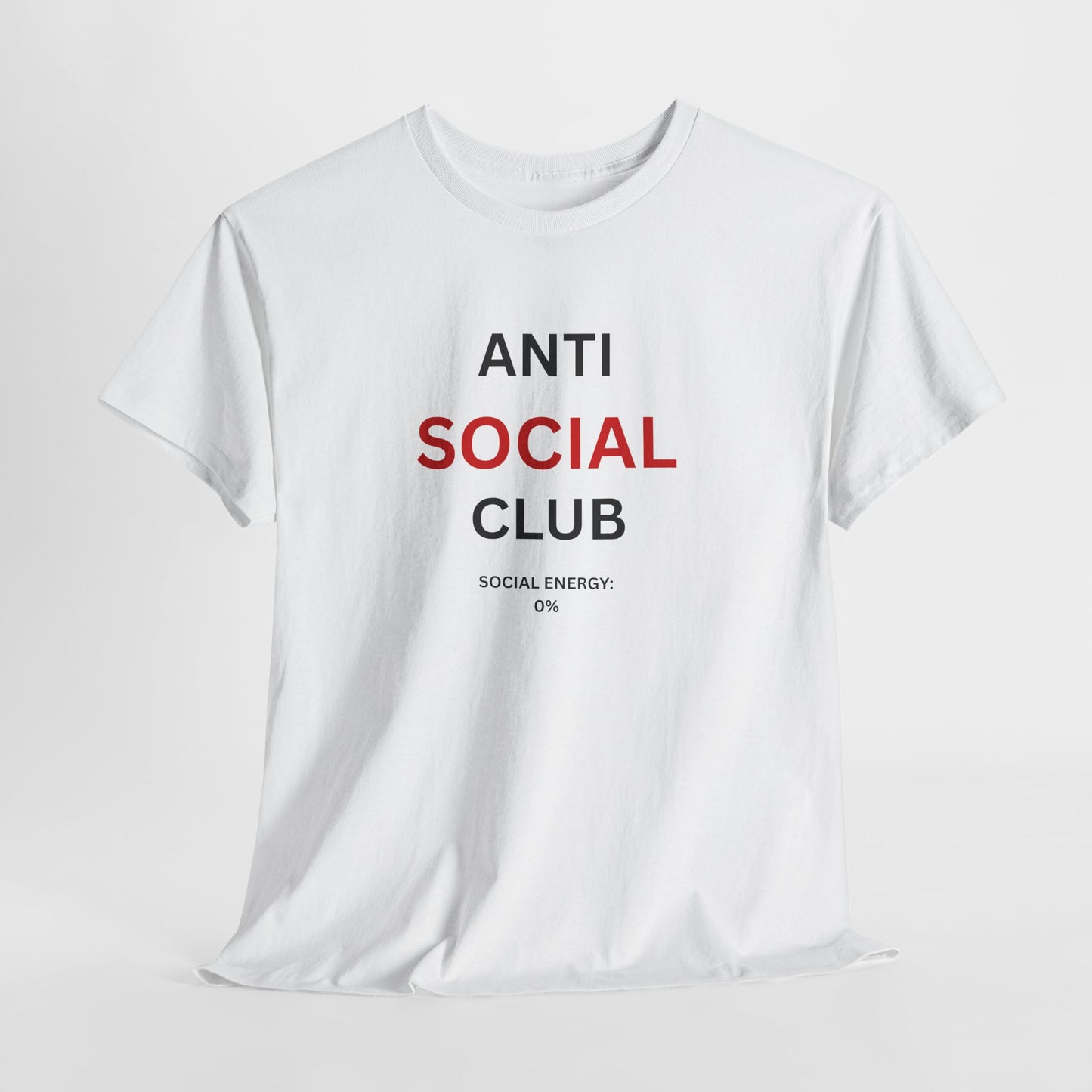 T-Shirt – Anti Social Club „Social Energy 0%“