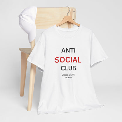 T-Shirt – Anti Social Club 'Acces Denied'