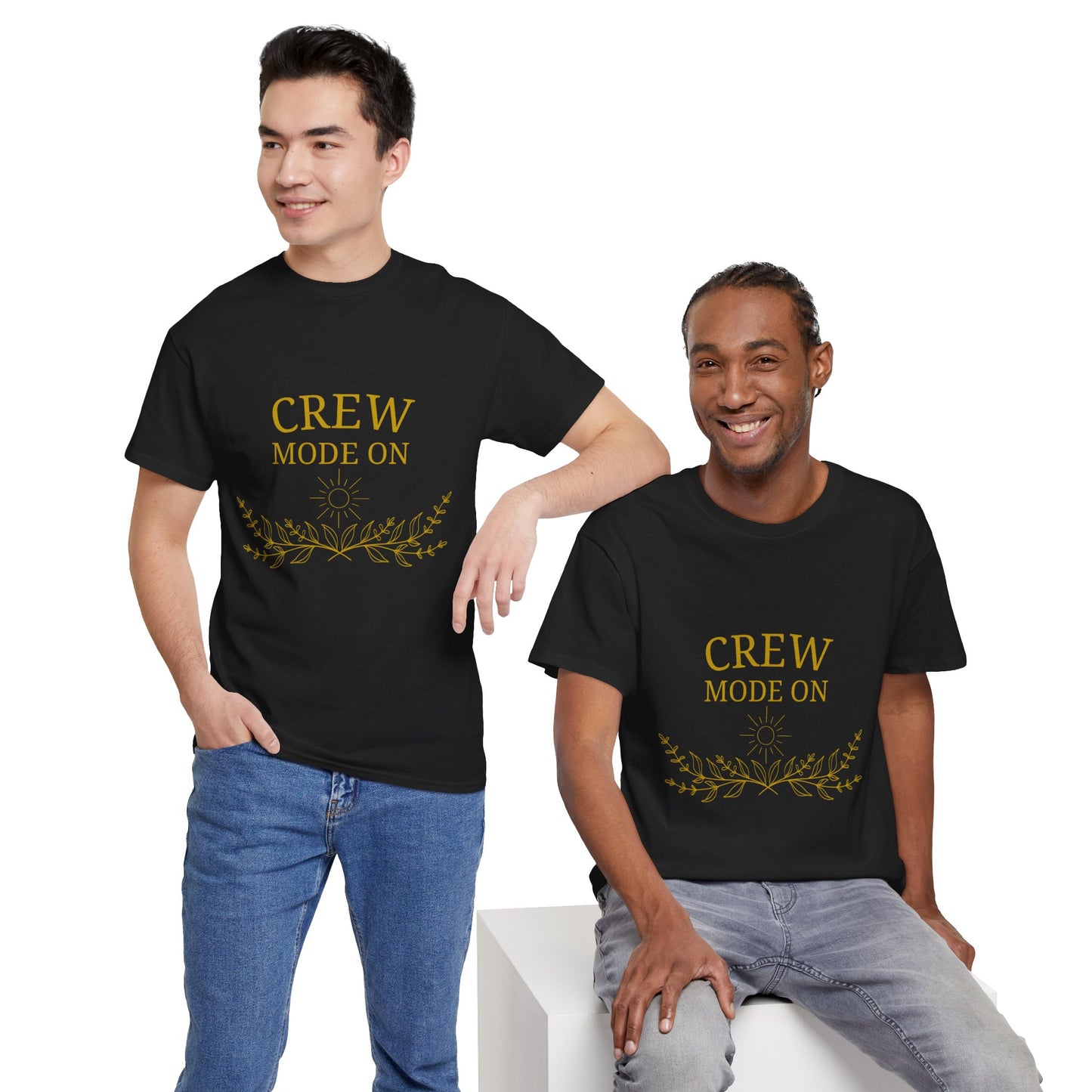 T-Shirt – Crew Mode On (Gold edition)