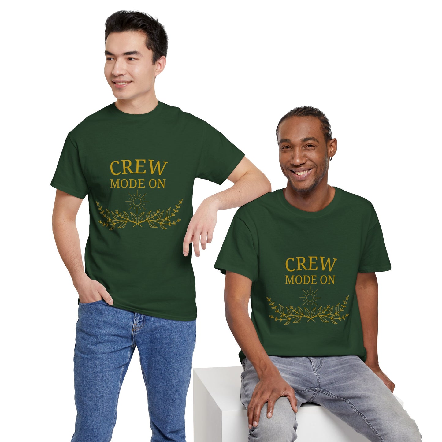T-Shirt – Crew Mode On (Gold edition)