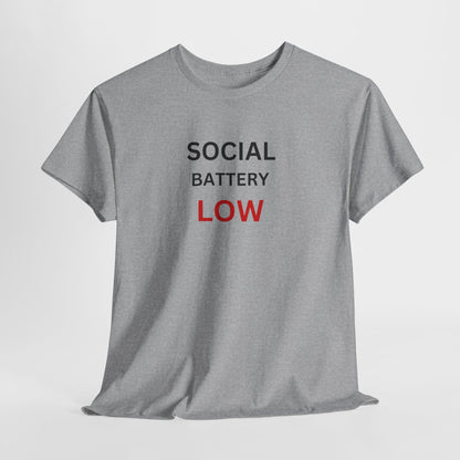 T-Shirt – Social Battery Low