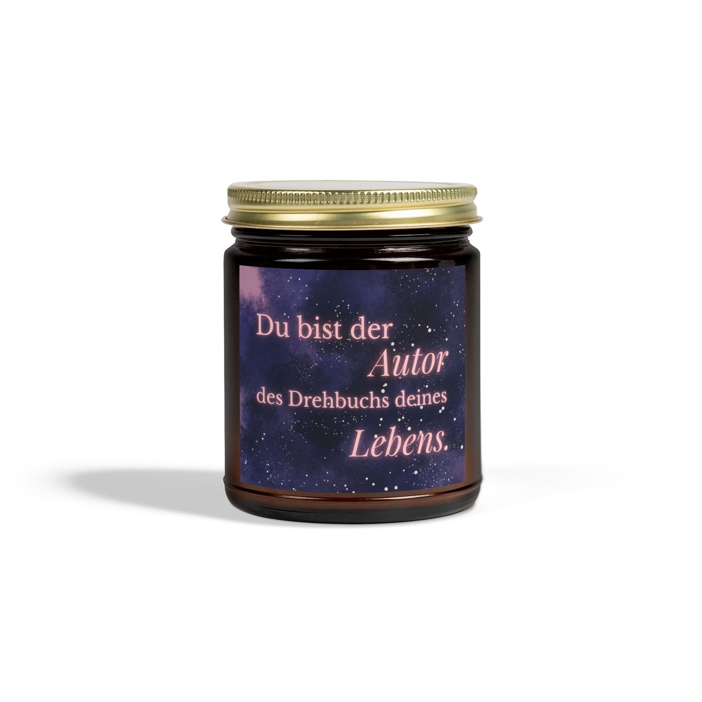 Kerze- Du bist der Autor deines Lebens