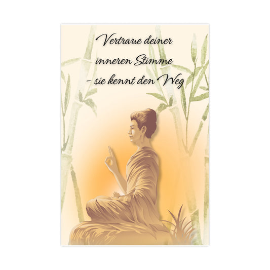 Poster – Vertraue deiner inneren Stimme
