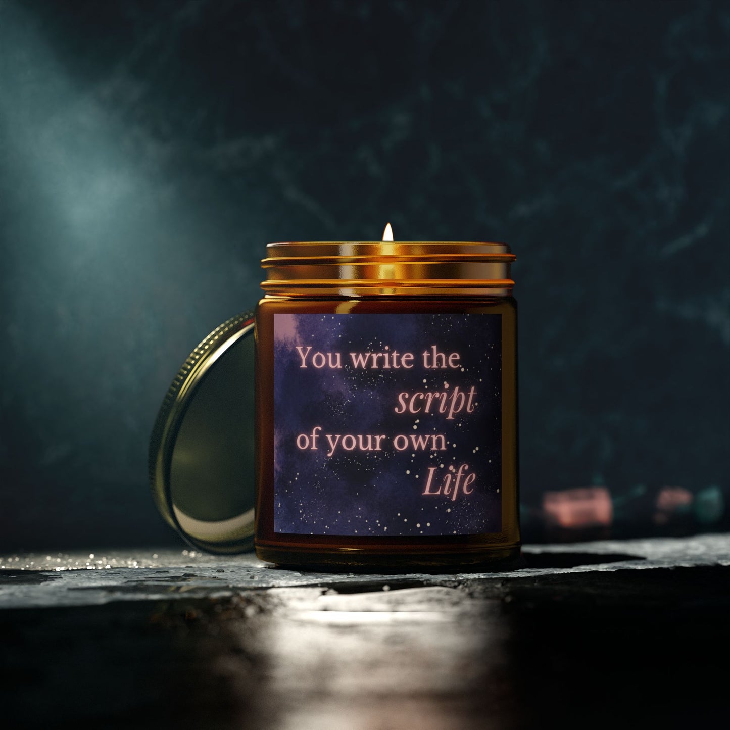 Kerze- You write the script of your own life