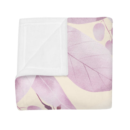 Elegante Florale Fleece Decke - sunny.side-Productions