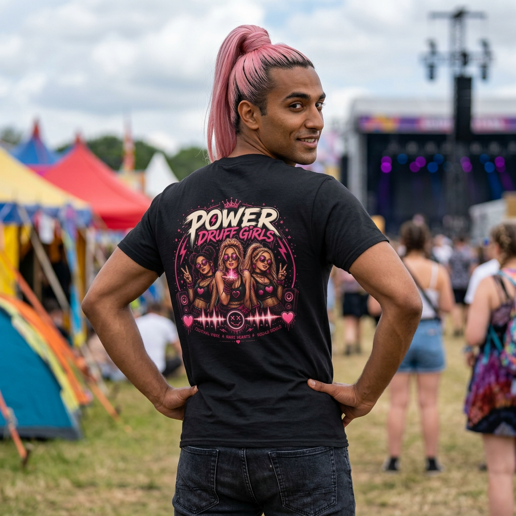 T-Shirt – Power Druff Girls