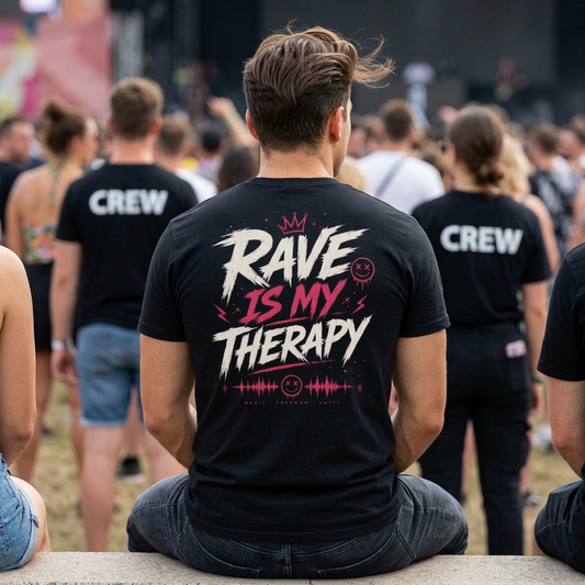 T-Shirt – Rave is my Therapy