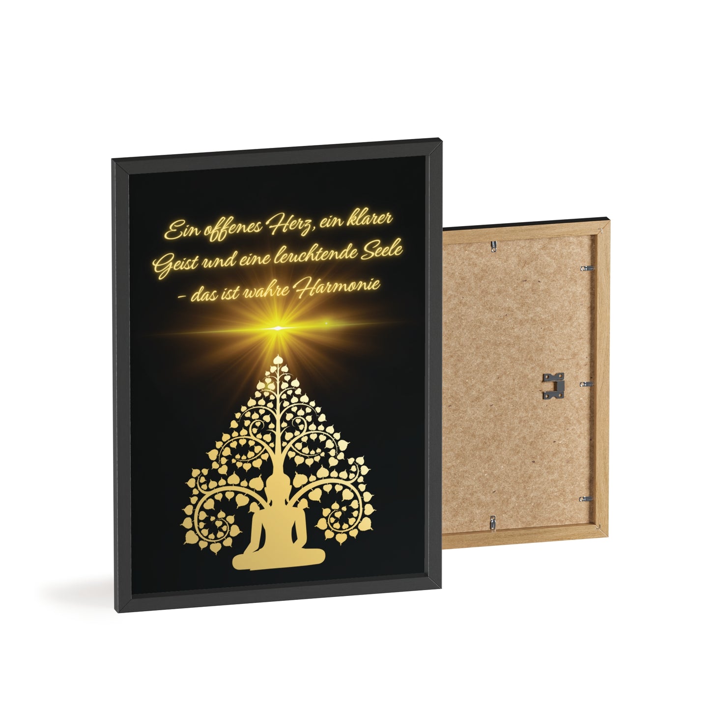 Spirituelles Poster- Harmonie für Körper, Geist und Seele - sunny.side-Productions