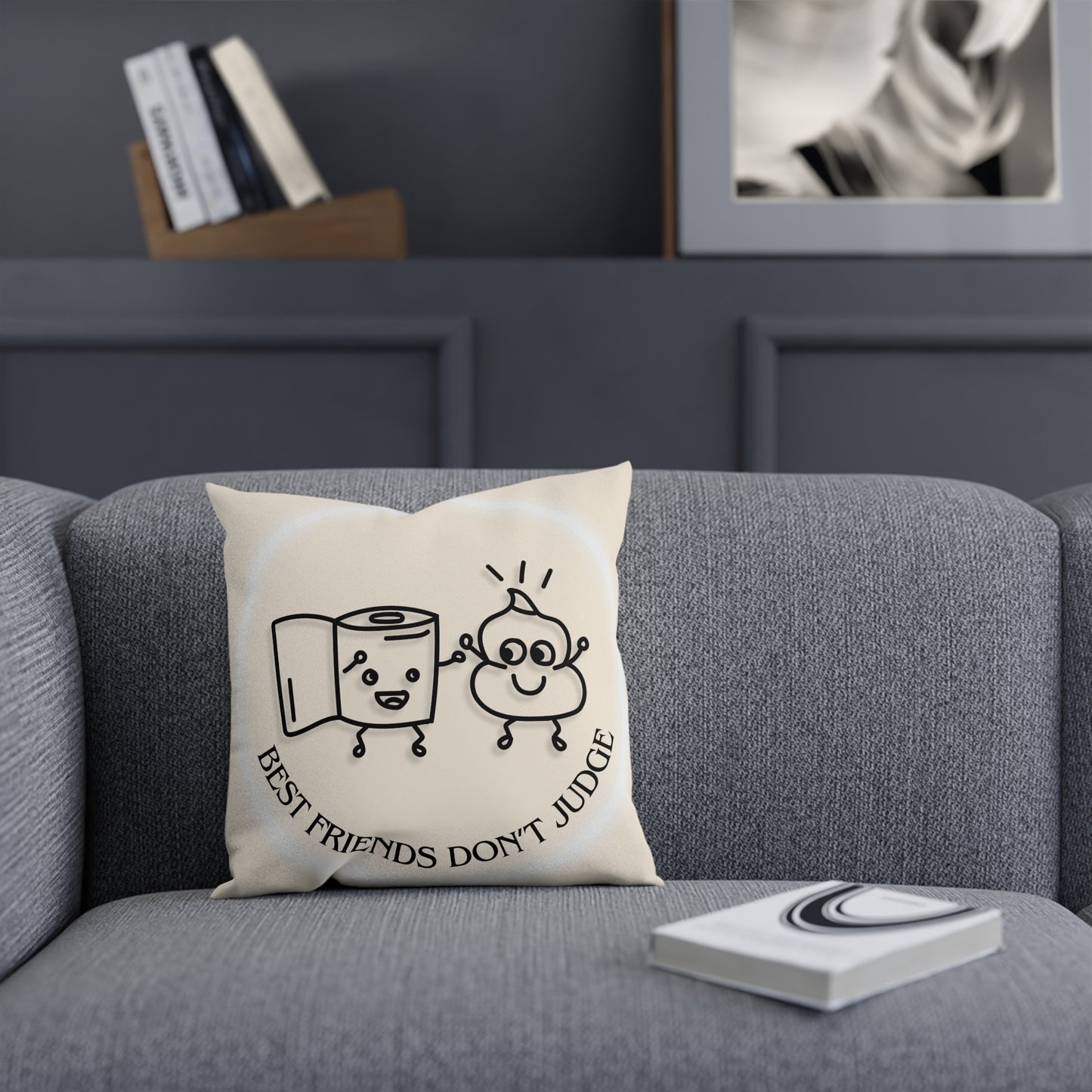 Zierkissen – Best Friends don’t judge