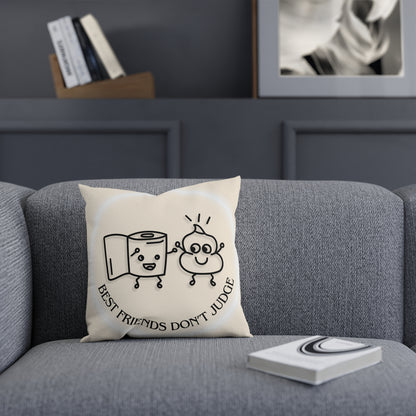 Zierkissen – Best Friends don’t judge