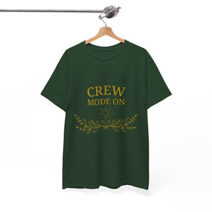 T-Shirt – Crew Mode On (Gold edition)
