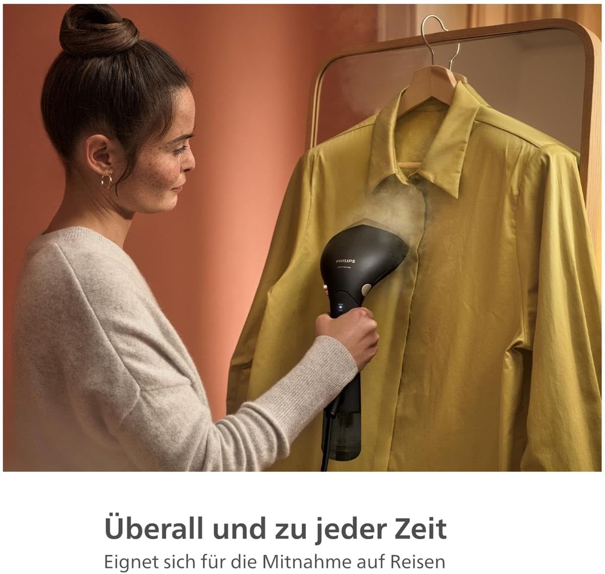 Faltenfrei & Frisch- Kompakter Dampfglätter - sunny.side-Productions
