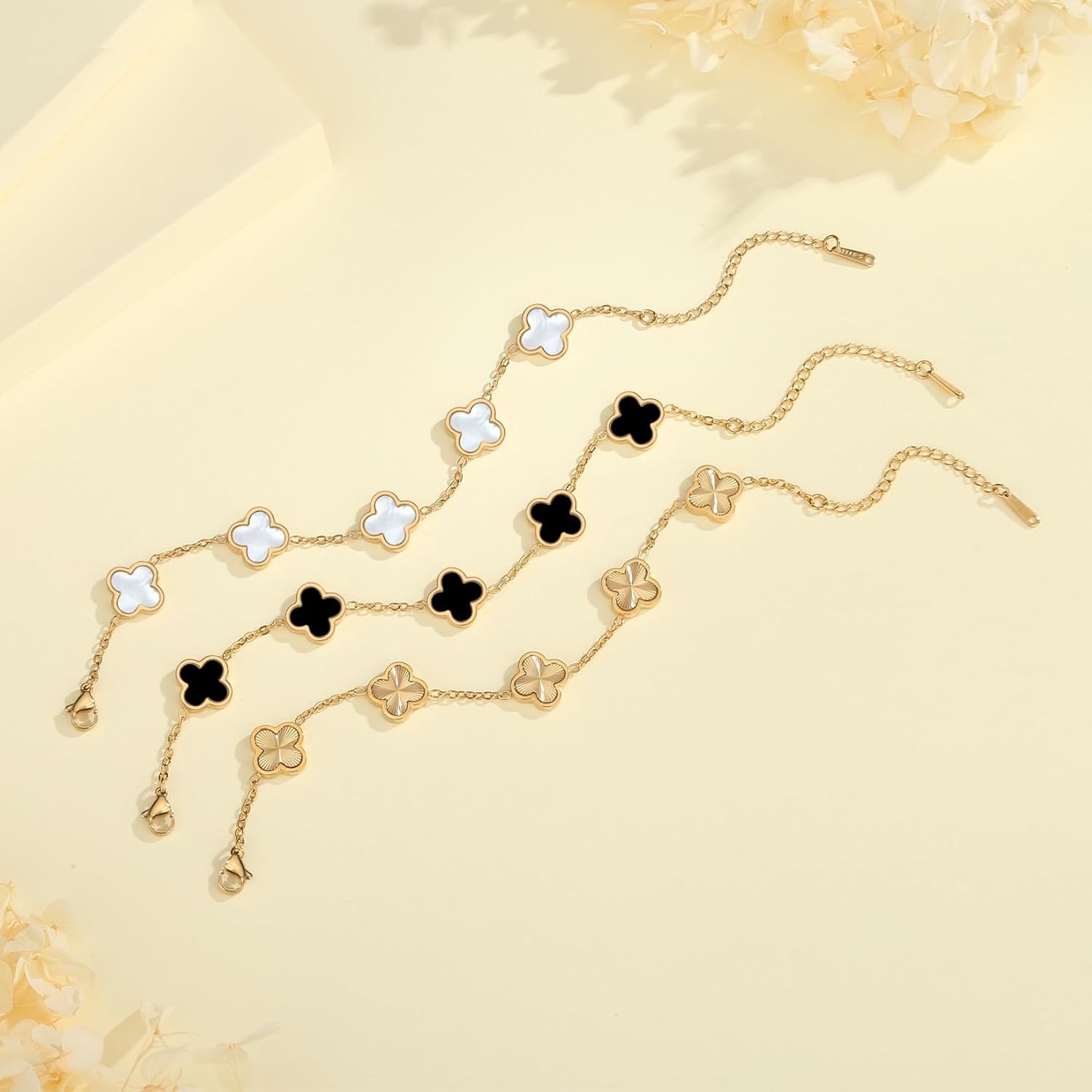 Stilvolles Glück- Armband-Set - sunny.side-Productions