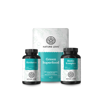 Biotin Komplex - mit Zink, Selen, Silizium & Vitamin B5 - hochdosiert mit 10.000µg Biotin - 365 Tabletten für Haare, Haut und Nägel - Haar Vitamine im Jahresvorrat - vegan & laborgeprüft