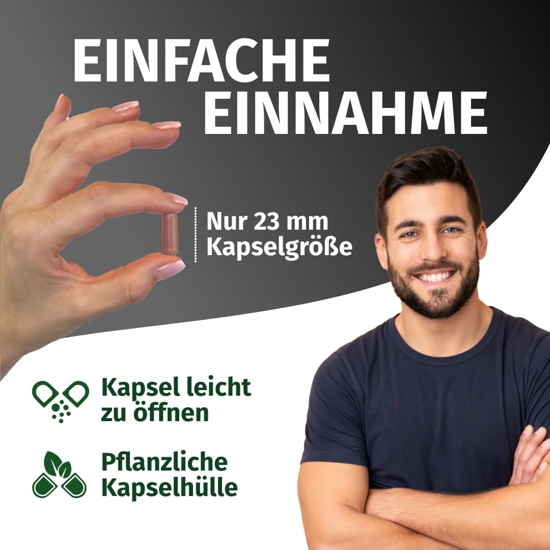 Shilajit Original Himalaya - Hochdosiert: 13.000 mg Shilajit pro Tagesdosis (10:1 Extrakt) +50% Fulvinsäure +12% Huminsäure - 3 Monate Vorrat (180 Kapseln) - Ohne Zusätze - Green Naturals®