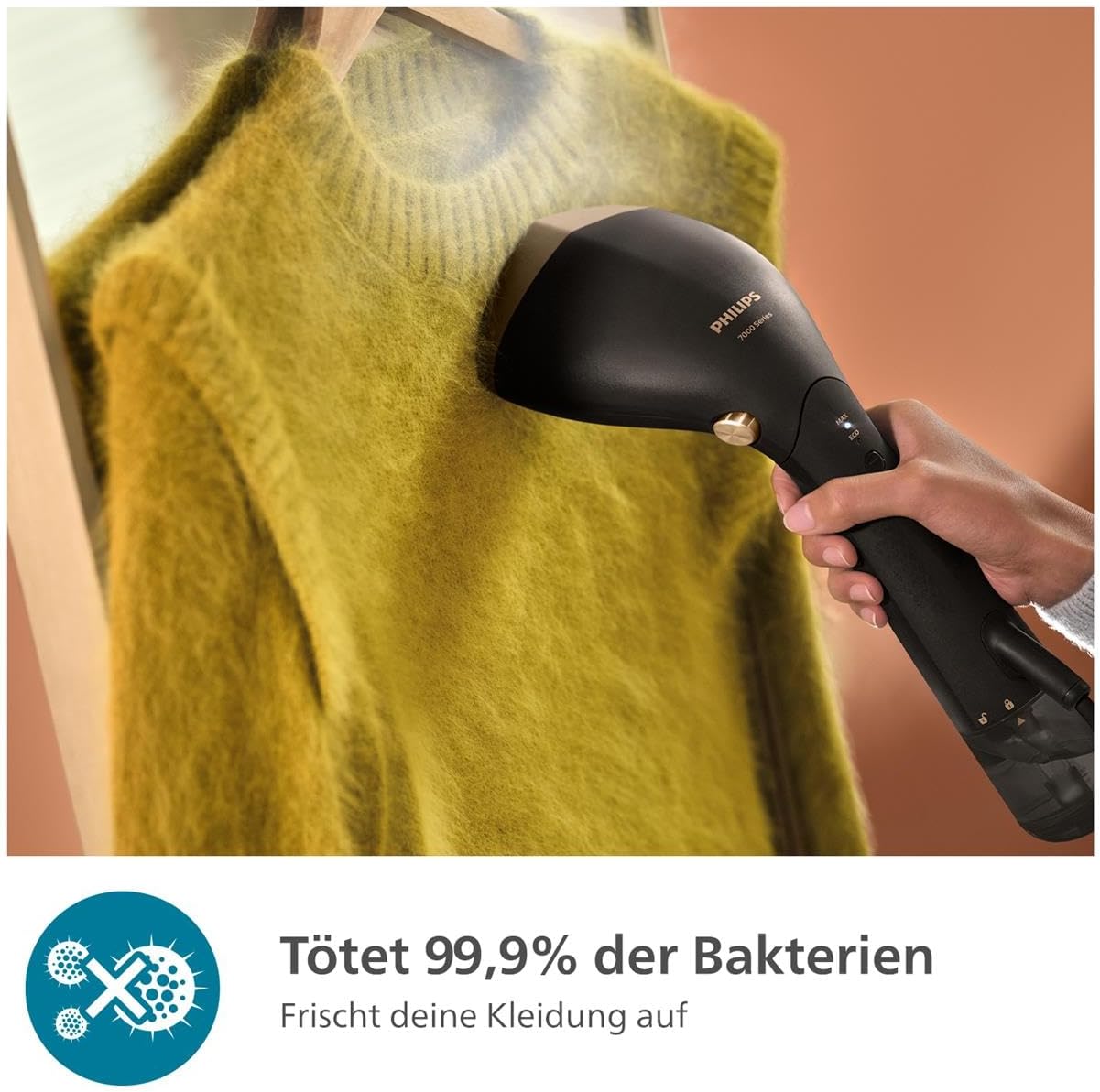 Faltenfrei & Frisch- Kompakter Dampfglätter - sunny.side-Productions