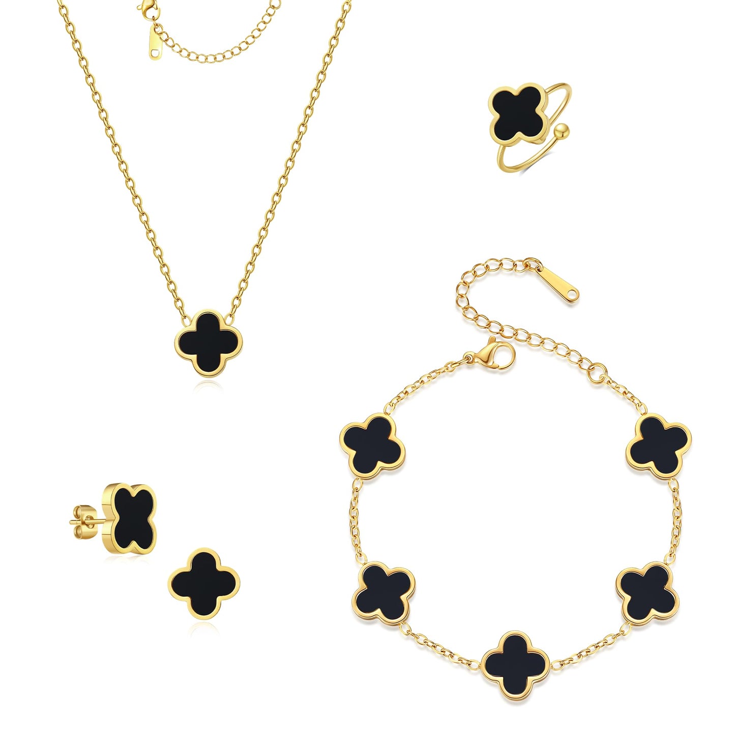 Stilvolles Glück- Armband-Set - sunny.side-Productions