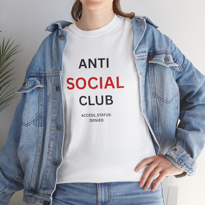 T-Shirt – Anti Social Club 'Acces Denied'