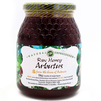 Antonio's Raw Certified Organic Wild Lavender Honey |Pure Wilderness Honey |Unpasteurised |Single Origin |The Raw Honey Shop |(1kg)