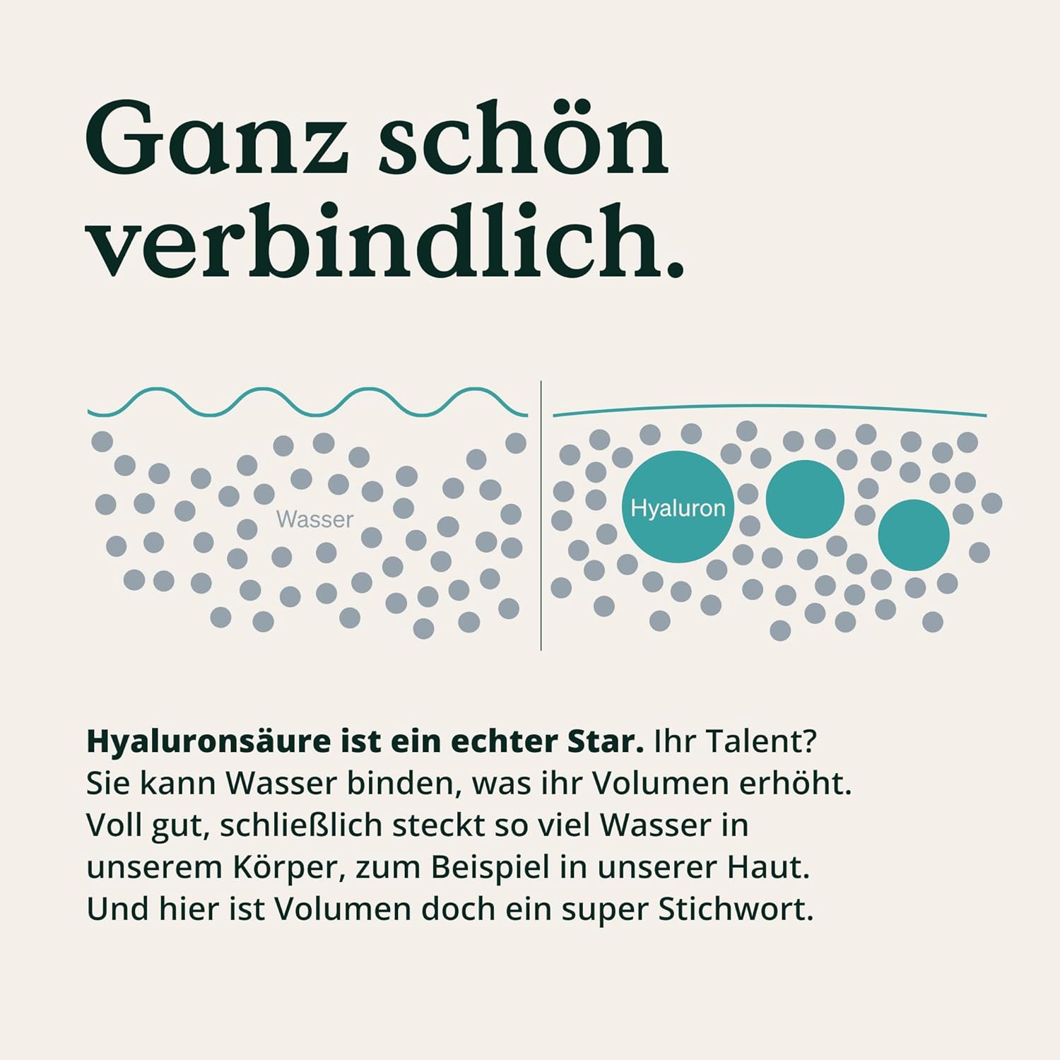 NATURE LOVE® Hyaluron Kapseln mit Zink - Hochdosiert mit 500mg - für Haut, Haare & Nägel - 90 Hyaluronsäure Kapseln - Vegan, Laborgeprüft, ohne unerwünschte Zusätze & in Deutschland produziert