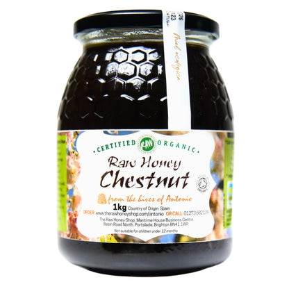 Antonio's Raw Certified Organic Wild Lavender Honey |Pure Wilderness Honey |Unpasteurised |Single Origin |The Raw Honey Shop |(1kg)