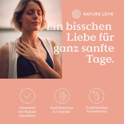 NATURE LOVE® Mönchspfeffer Kapseln - 240 Stück - 4:1 Extrakt aus Original Vitex Agnus Castus - Hochdosiert mit 10mg je Kapsel, Ohne unnötige Zusätze, vegan, laborgeprüft, in Deutschland produziert