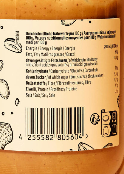 KoRo - Gesalzenes Erdnussmus 500 g - Vegan - Nussmus aus gerösteten Erdnüssen und einer Prise Salz - Ohne Palmöl und ohne Zuckerzusatz* - Proteinquelle