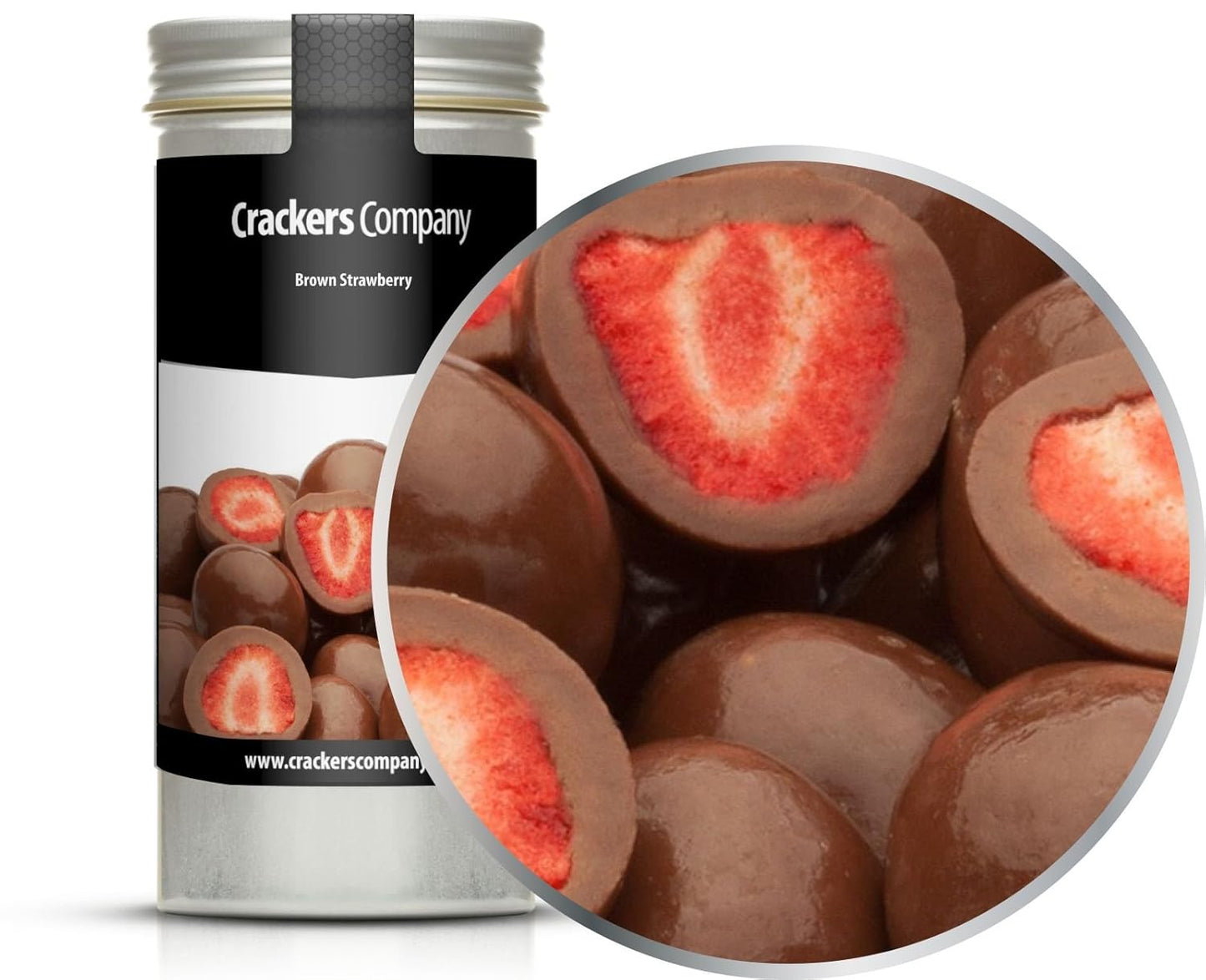 4 x 60g Gefriergetrocknete Erdbeeren in feinster Vollmilchschokolade in Deutschland hergestellt Premium Qualität