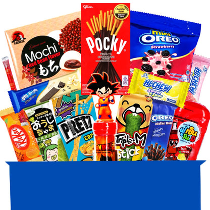 Asiatische Süßigkeiten Box - Japanische, Koreanische, Vietnamesische & mehr Süssigkeiten - Asiatische Snacks & Süßigkeiten aus aller Welt Box (XL)