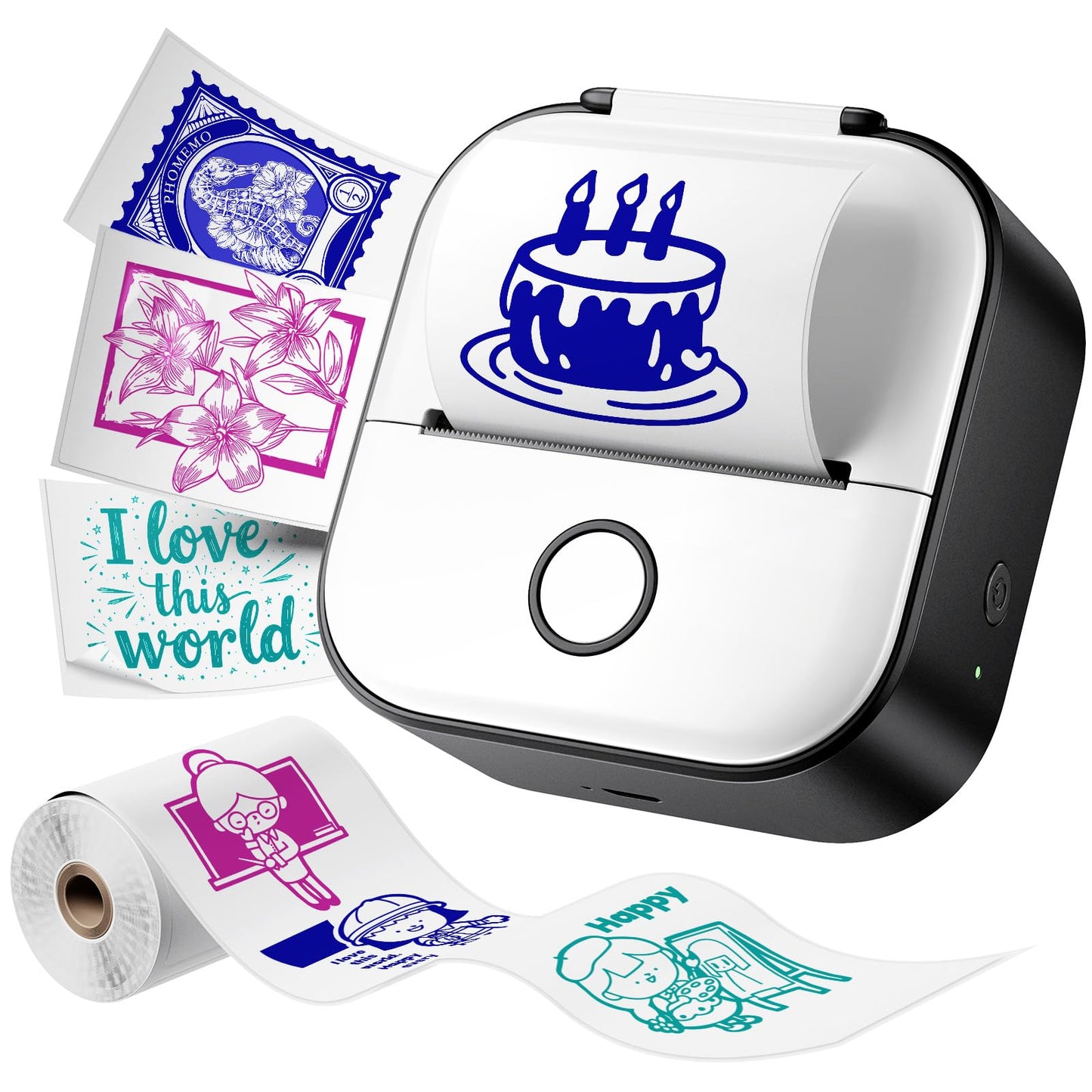 Kompakt, kreativ, kabellos – dein Mini-Thermodrucker - sunny.side-Productions