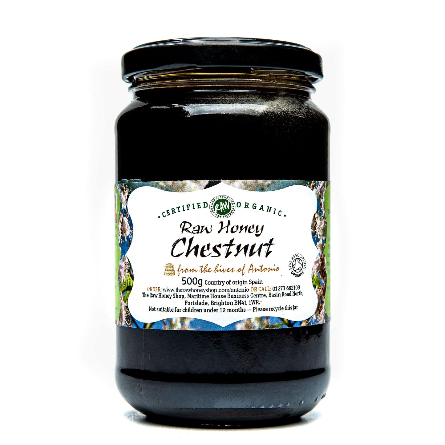 Antonio's Raw Certified Organic Wild Lavender Honey |Pure Wilderness Honey |Unpasteurised |Single Origin |The Raw Honey Shop |(1kg)