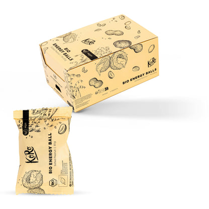 KoRo Bio Energy Balls Salted Hazelnut - Bio und vegan - Mit cremiger Haselnussmusfüllung - Hoher Ballaststoffgehalt