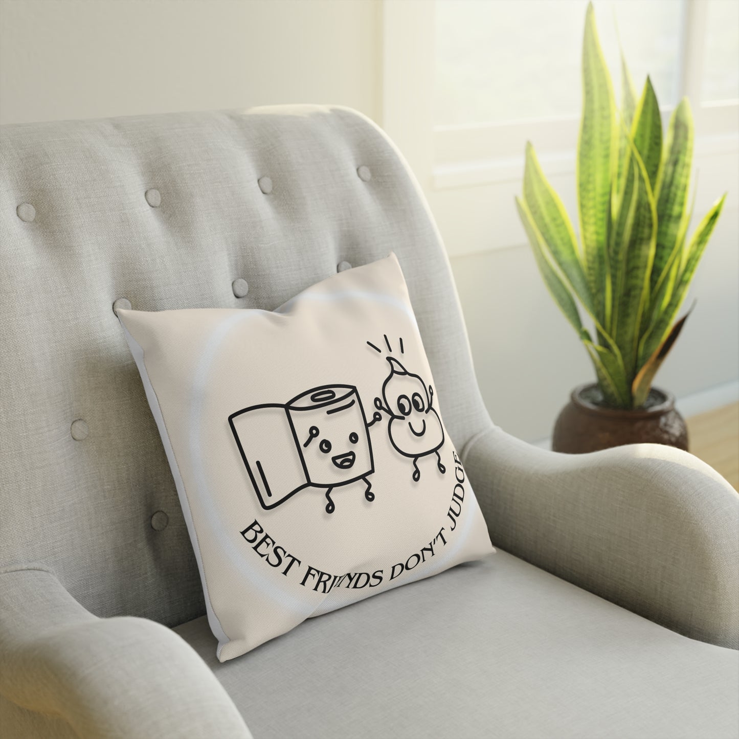 Zierkissen – Best Friends don’t judge