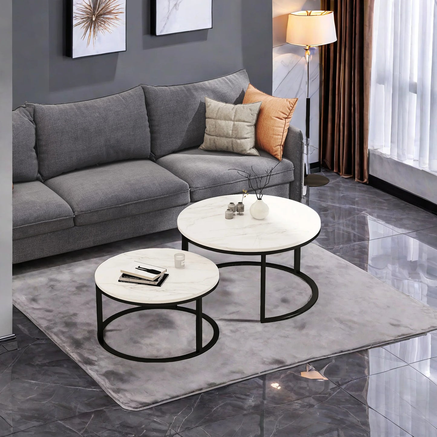 Design-Couchtisch-Set – Zeitlose Eleganz