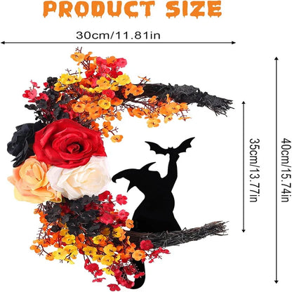 Halloween-Kranz – Mystischer Halbmond