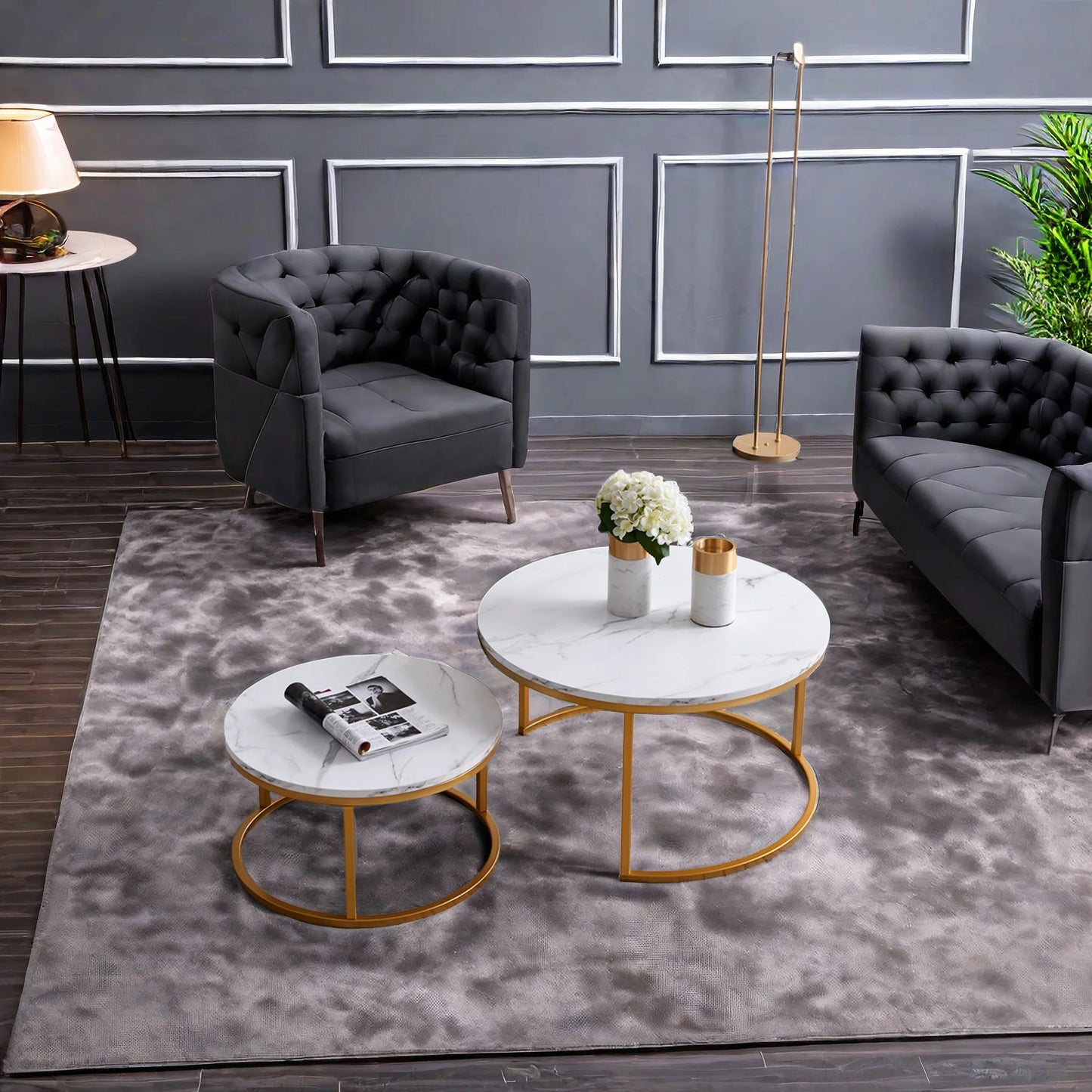 Design-Couchtisch-Set – Zeitlose Eleganz