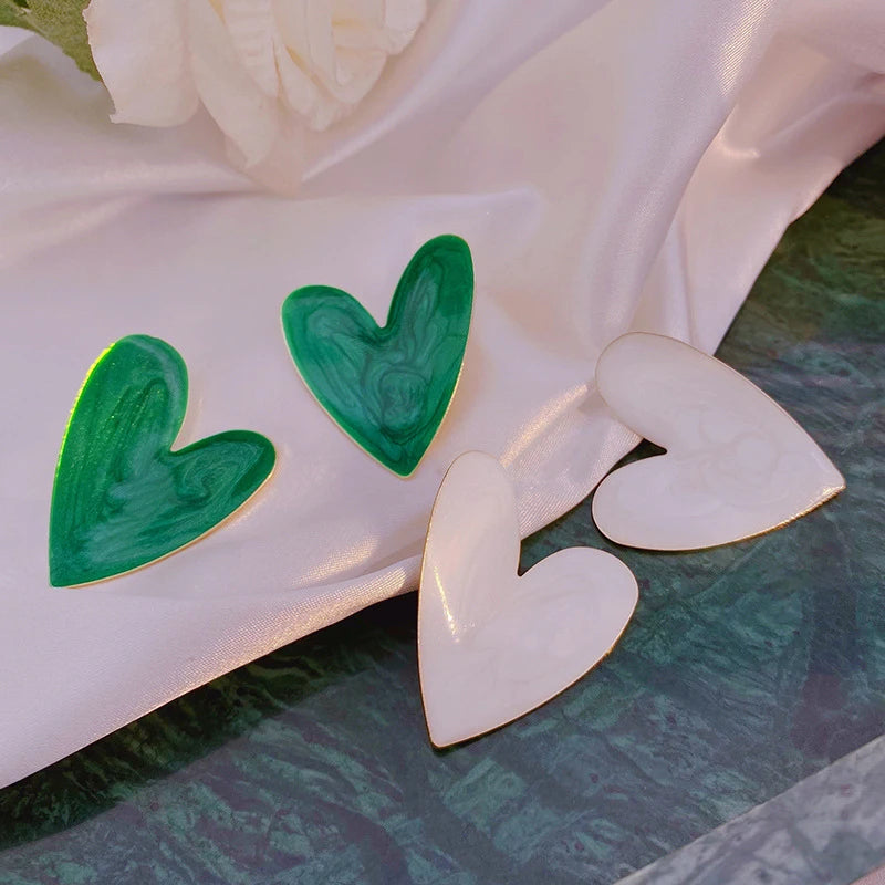 Zarte Eleganz- Herz-Ohrringe - sunny.side-Productions