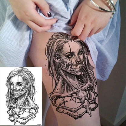 Festival-Tattoo Mandala – Temporärer Körperschmuck