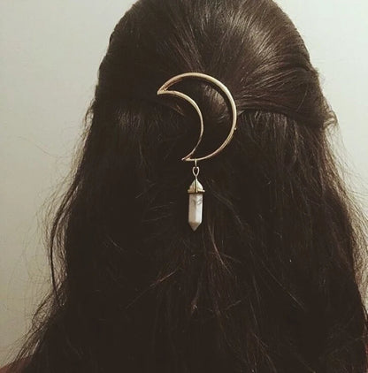 Magischer Haarschmuck- Halbmond - sunny.side-Productions