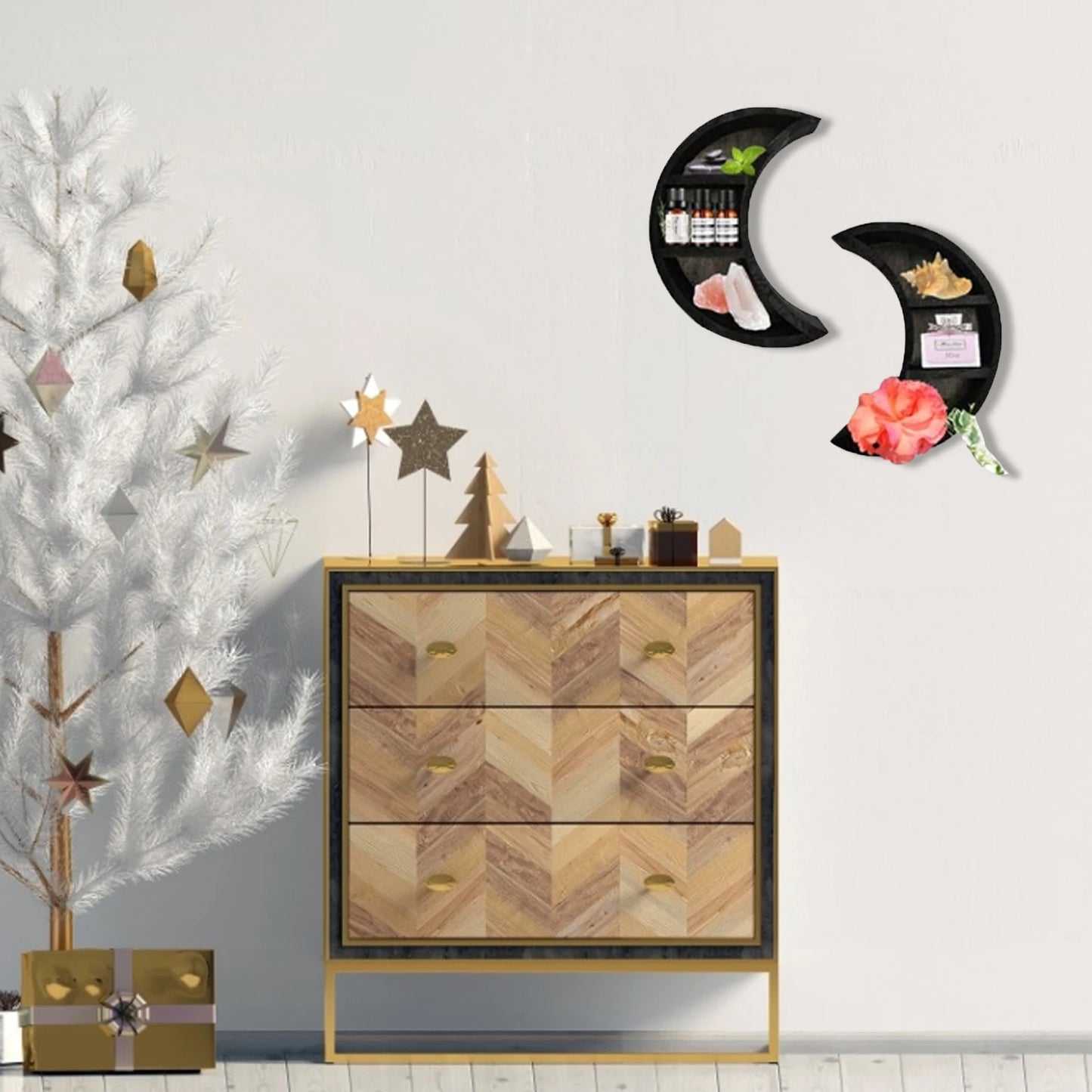 Mondholzregal – Lunar Balance