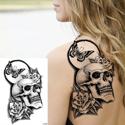 Festival-Tattoo Mandala – Temporärer Körperschmuck