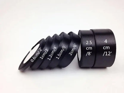 Schwarzes Satinband – Eleganter Allrounder