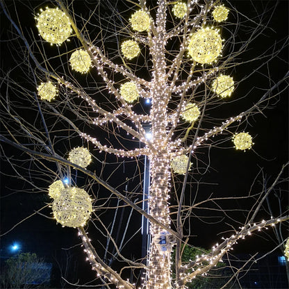 LED-Rattanlichter – warmes Leuchten